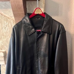 VINTAGE REED LEATHER COAT